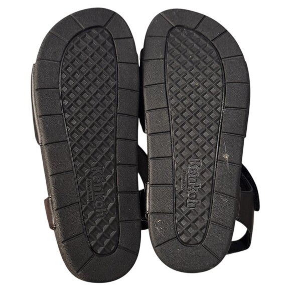 Women’s kenkoh strappy therapeutic massage‎ Black Sandals supportive M7 L8 - Picture 3 of 5